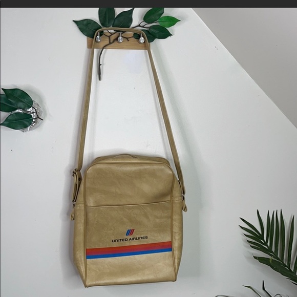 Vintage United Airlines Vinyl Bag - Picture 2 of 6